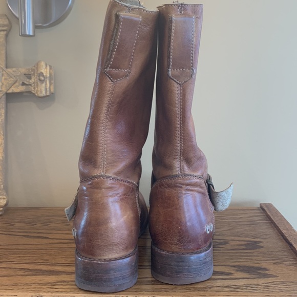 Bed Stu Women's Hustle Motorcycle Boot; Tan Rustic size 8 - Picture 3 of 9